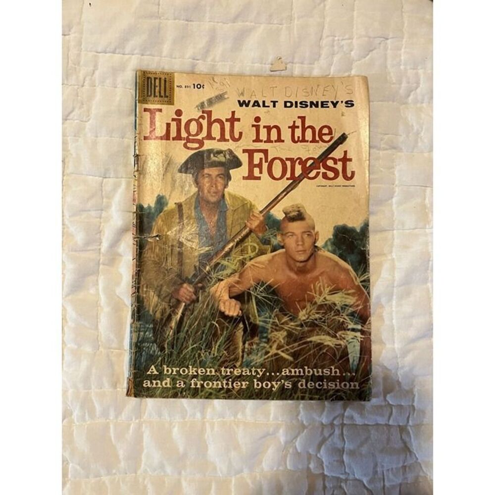 Walt Disneys Light In The Forest Dell Comic No. 891 1958 Vintage Adventure